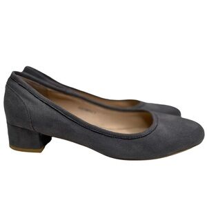 Idifu Women’s Grey Chunky Heels